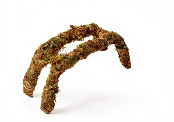 15 Inch Hermit Crab Climbing Toys NANEEZOO Accessory with Real Moss-4