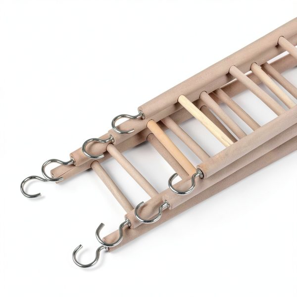 Wooden Bird Ladder 4 Sizes by EupHHonycs with Stainless Steel Hooks-4