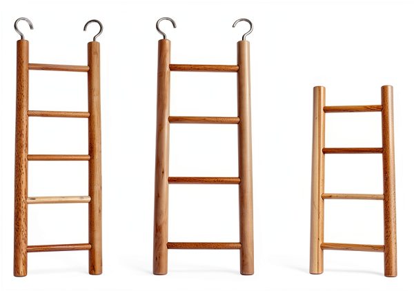 Wooden Bird Ladder by Quilax 4 Piece Set for Parrots-1