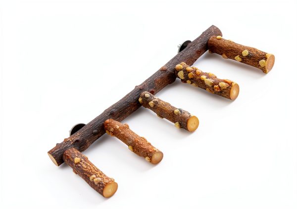 Bird Ladder Harvestkey Wood Perch for Small Medium Parrots CW240-1