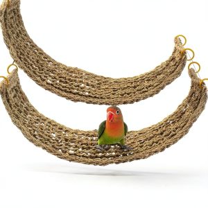 Bird Seagrass Mat Kathson 2 Pc 29.5x7in Hammock Ladder with Hooks-0