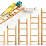 5pcs Wooden Bird Ladder for Parrots Cage 5 Basic Sizes Perch Parakeet Climbing Toys Hanging Pet Natural Step Cockatoo Lovebirds-0